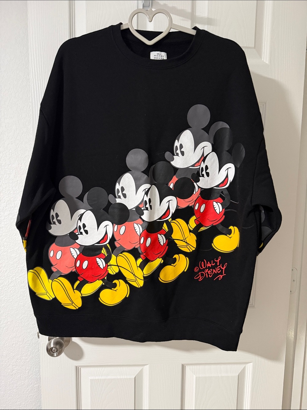 Disney Mickey Mouse Black Graphic Sweatshirt